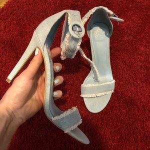 NWT Guess denim jeans High Heels Sandals Marciano